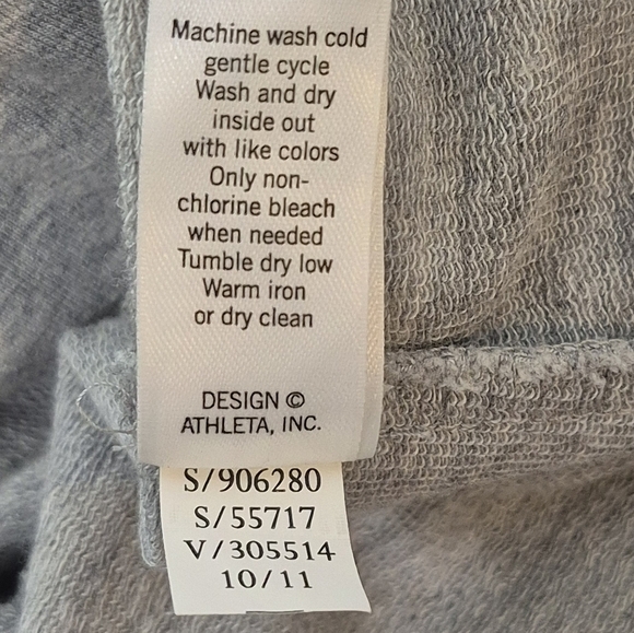 Athleta Womens Gray Asymmetric Full-Zip Snap Collar Jacket w/ Zip Vents - Size M - Picture 13 of 13